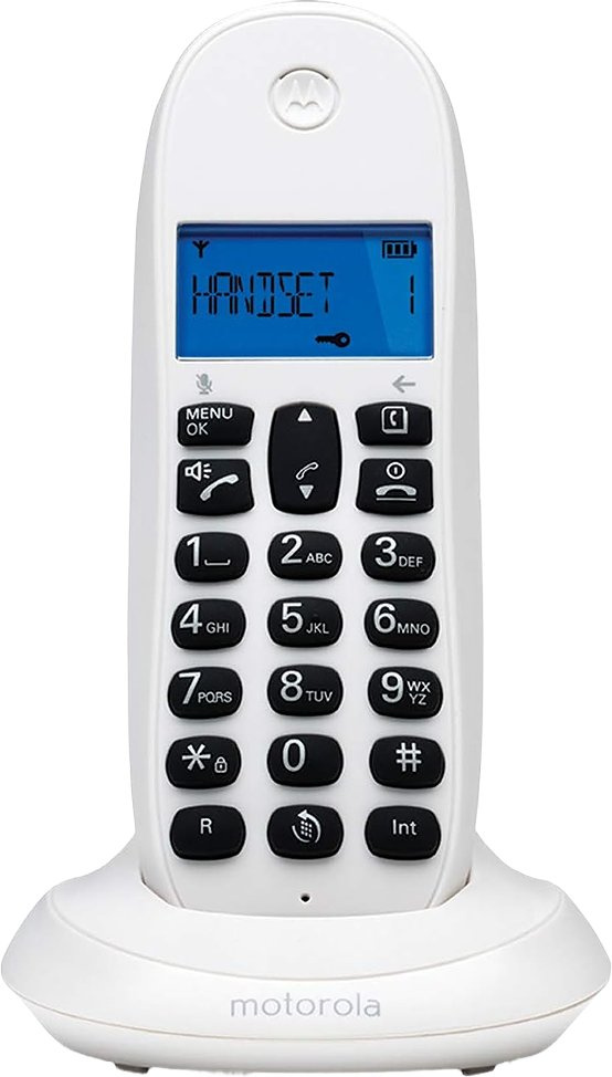 Р/Телефон Dect Motorola C1001СB+ белый АОН