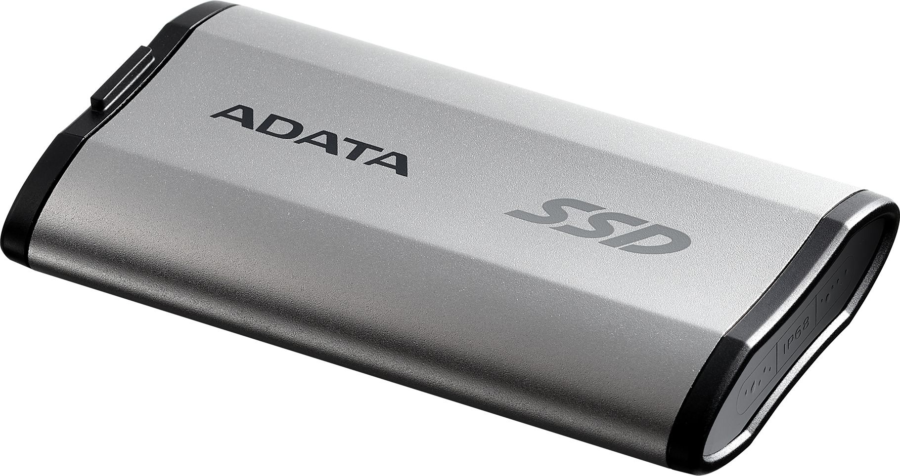 Накопитель SSD A-Data USB-C 500GB SD810-500G-CSG SD810 1.8" серый