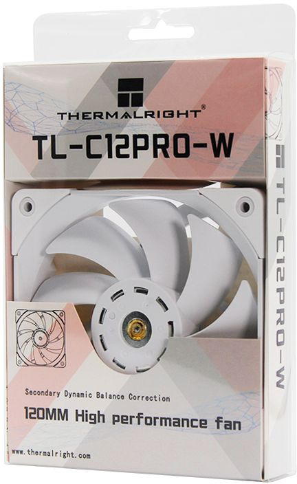 Вентилятор Thermalright TL-C12-PRO-W белый 4-pin 29.6dB 170gr Ret