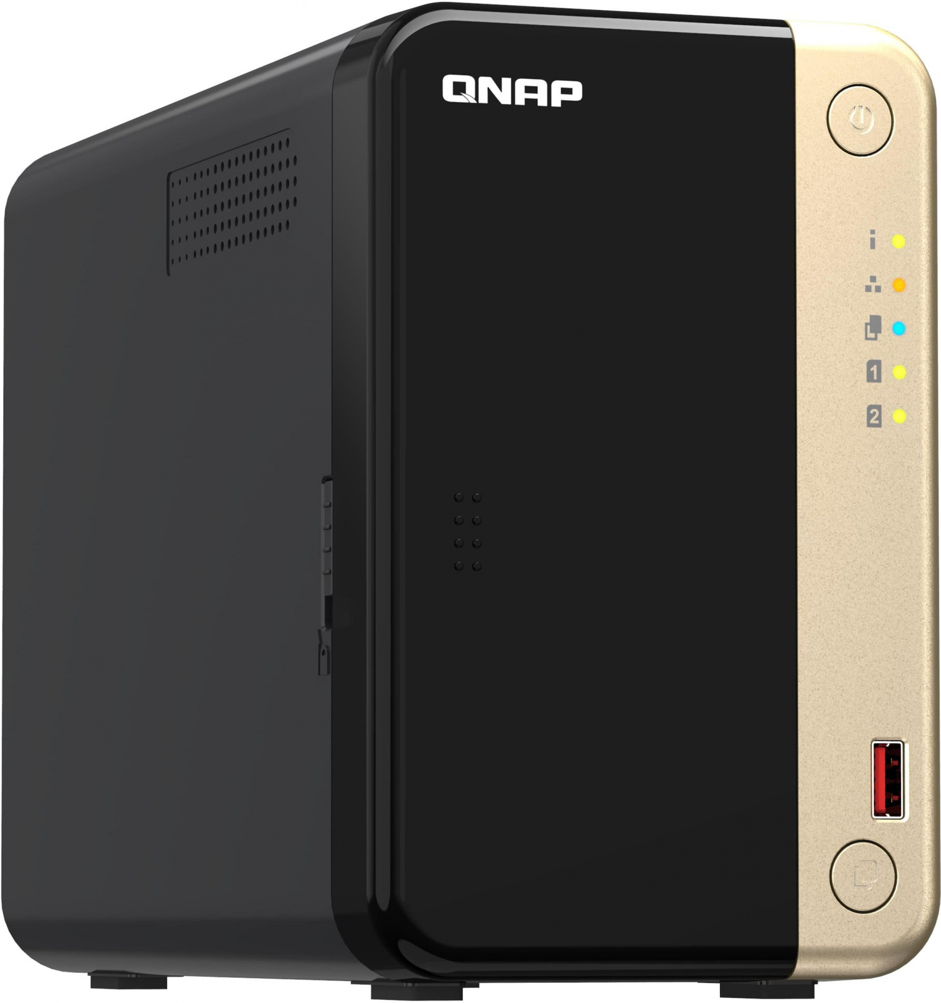 Сетевое хранилище NAS Qnap Original TS-264-8G 2-bay настольный Celeron N5095