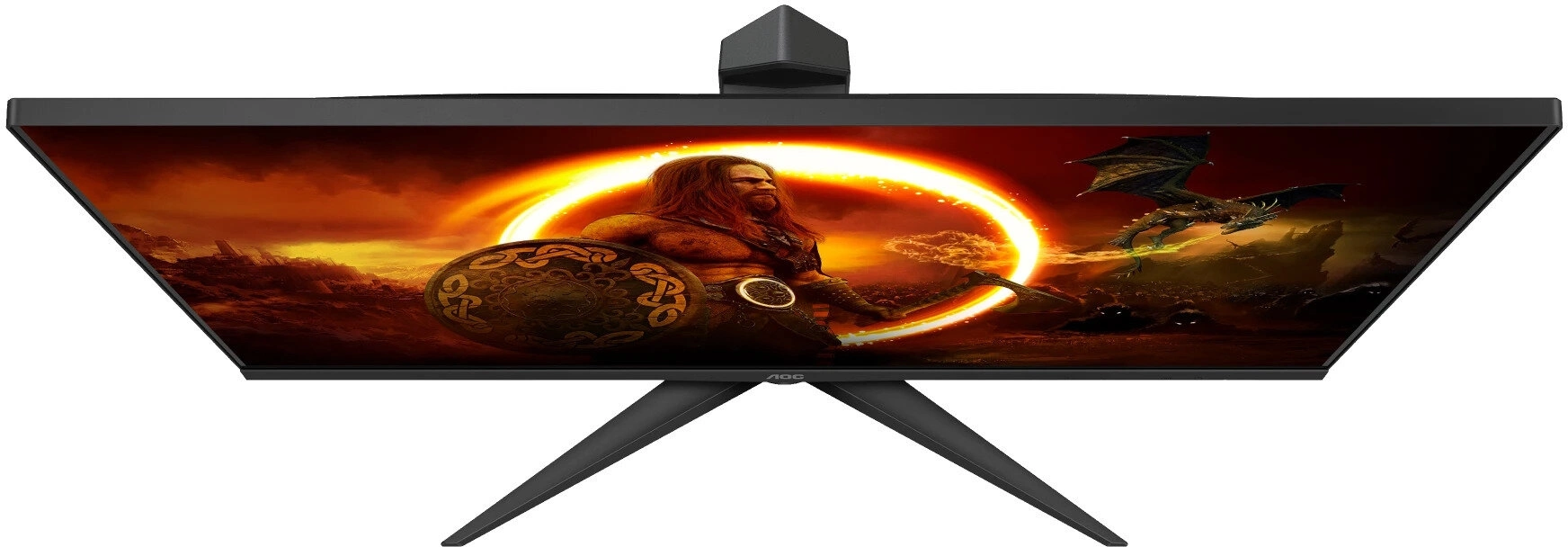 Монитор AOC 27" Q27G2U черный/красный VA LED 1ms 16:9 HDMI матовая HAS Piv 250cd 178гр/178гр 2560x1440 144Hz FreeSync Premium DP 2K USB 5.2кг