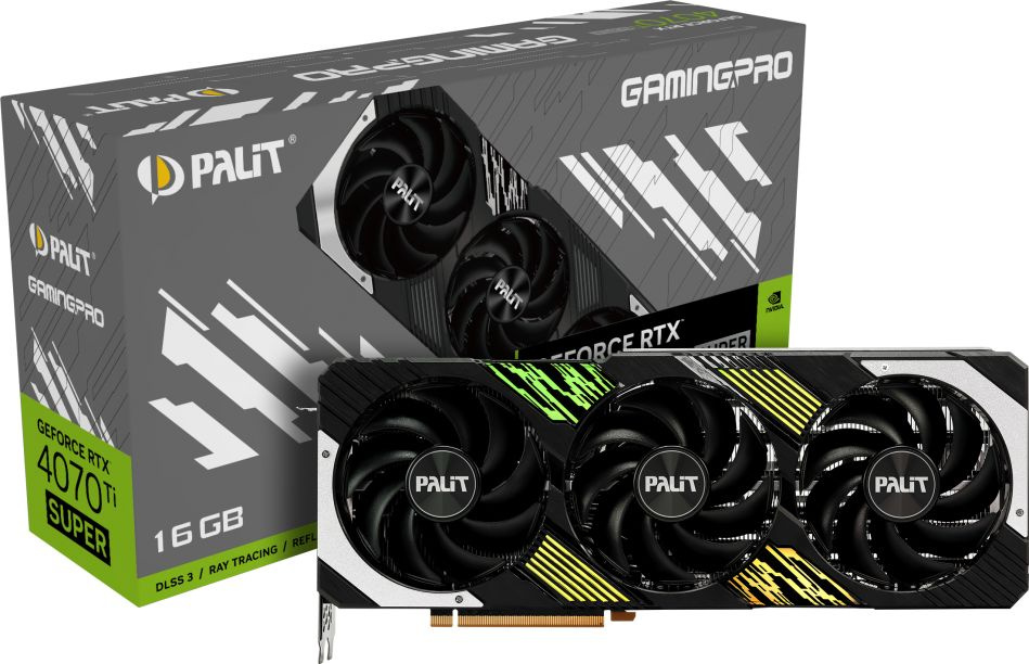 Видеокарта RTX4070Ti SUPER GAMINGPRO 16GB GDDR6X 256bit 3-DP HDMI