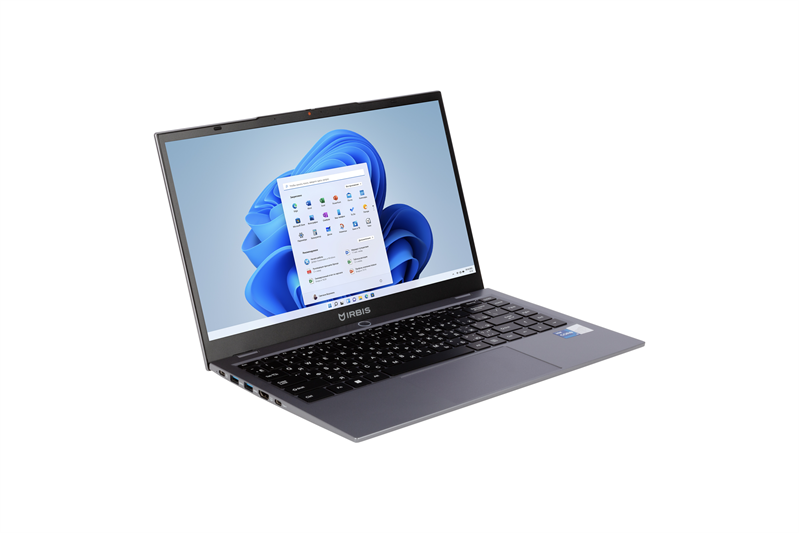 Ноутбук IRBIS 14NBP3004 14" FHD (1920x1080) IPS 300cd,Core i7-1255U,16Gb DDR4-3200(1),512Gb SSD,Wi-Fi 6+BT 5,48Wh,Metal case,Kbd Backlit,FPS,TPM 2.0,2xUSB-C,1.55kg,Grey,3y warranty,no OS