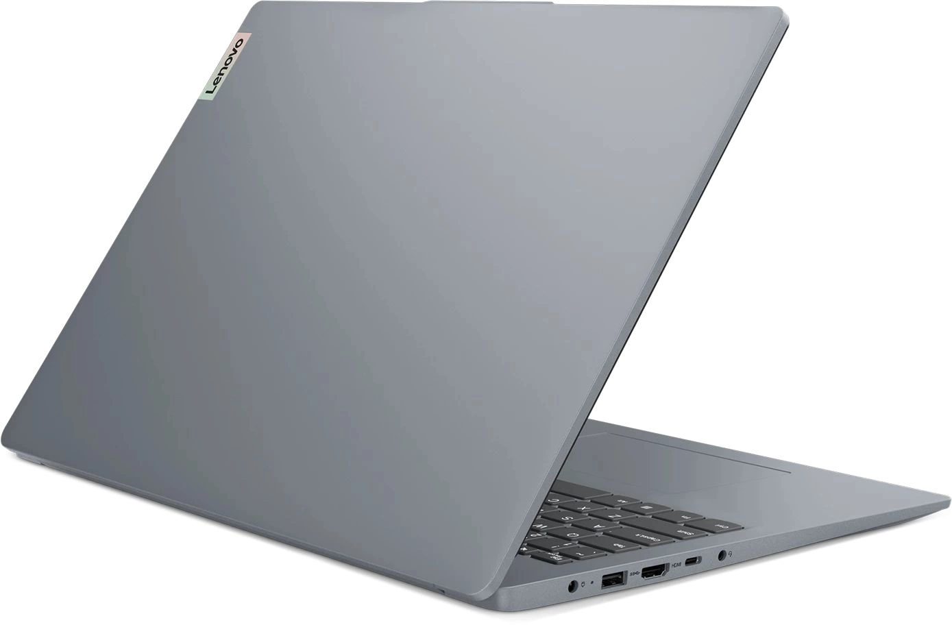 Ноутбук Lenovo IdeaPad Slim 3 16IAH8 Core i5 12450H 8Gb SSD512Gb Intel UHD Graphics 16" IPS WUXGA (1920x1200) noOS grey WiFi BT Cam (83ES0012RK)