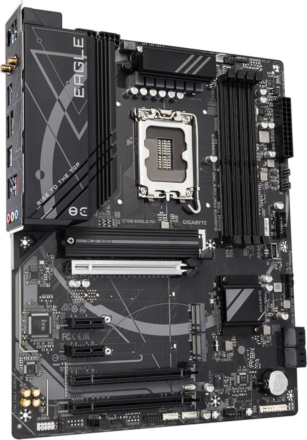 Материнская плата GIGABYTE Z790 EAGLE AX, LGA1700, Z790, 4*DDR5,HDMI+ DP,  4 SATA 6 Гб/с, M2, Audio, Gb LAN, USB 3.2, USB 2.0, Type-C, ATX