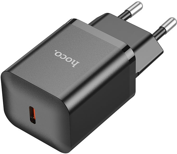 Сетевое зар./устр. Hoco N27 Black 20W (PD+QC+AFC) USB-C черный