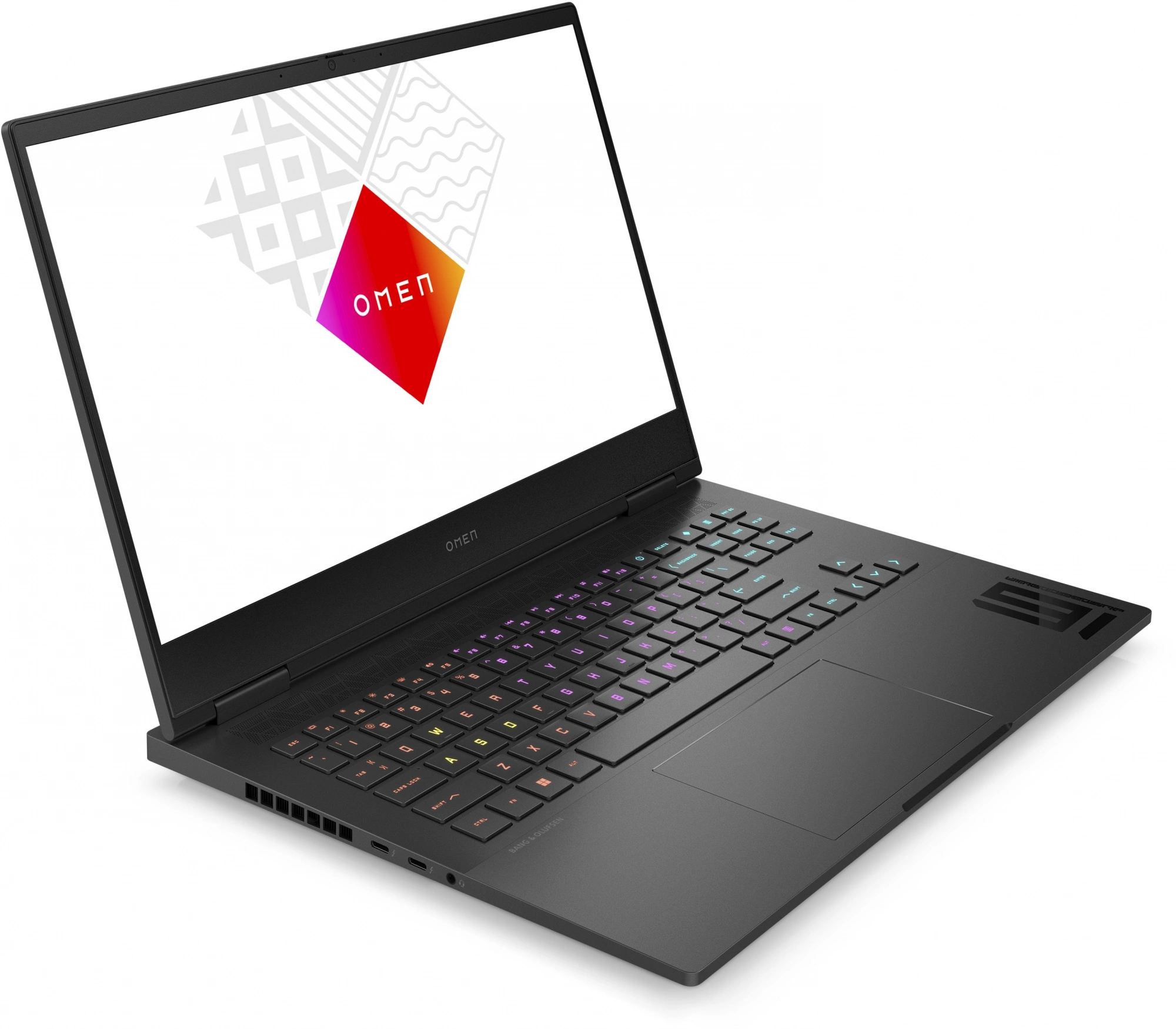 Ноутбук HP Omen 16-wf1004ci Core i7 14700HX 16Gb SSD1Tb NVIDIA GeForce RTX4050 6Gb 16.1" IPS FHD (1920x1080) Free DOS black WiFi BT Cam (A1WE9EA)