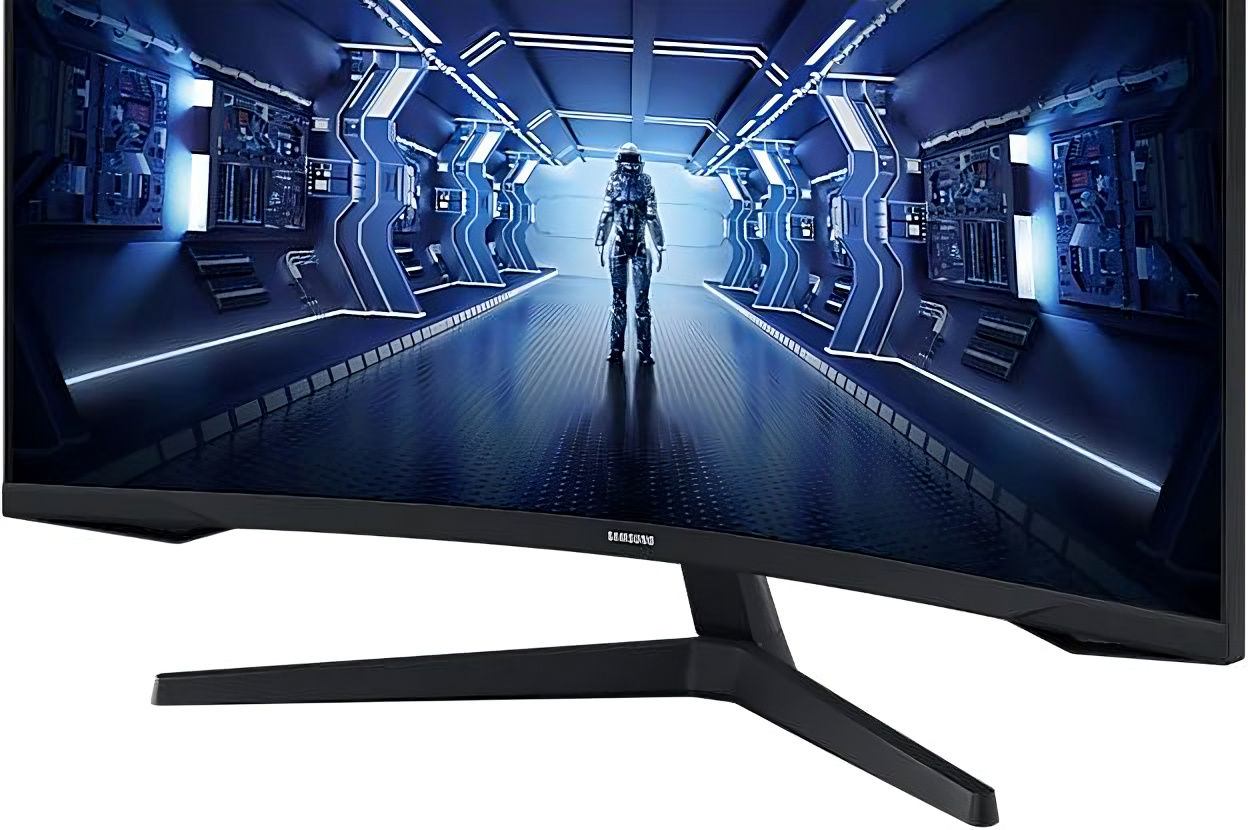 Монитор Samsung 34" Odyssey G5 C34G55TWWI черный VA LED 1ms 21:9 HDMI матовая 250cd 178гр/178гр 3440x1440 165Hz DP UW 5.6кг