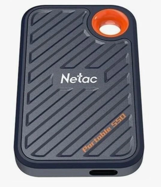 Ssd накопитель Netac ZX20 1TB USB 3.2 Gen 2 Type-C External SSD, R/W up to 2000MB/1800MB/s, with USB C to A cable and 20Gbps USB C to C cable 5Y wty