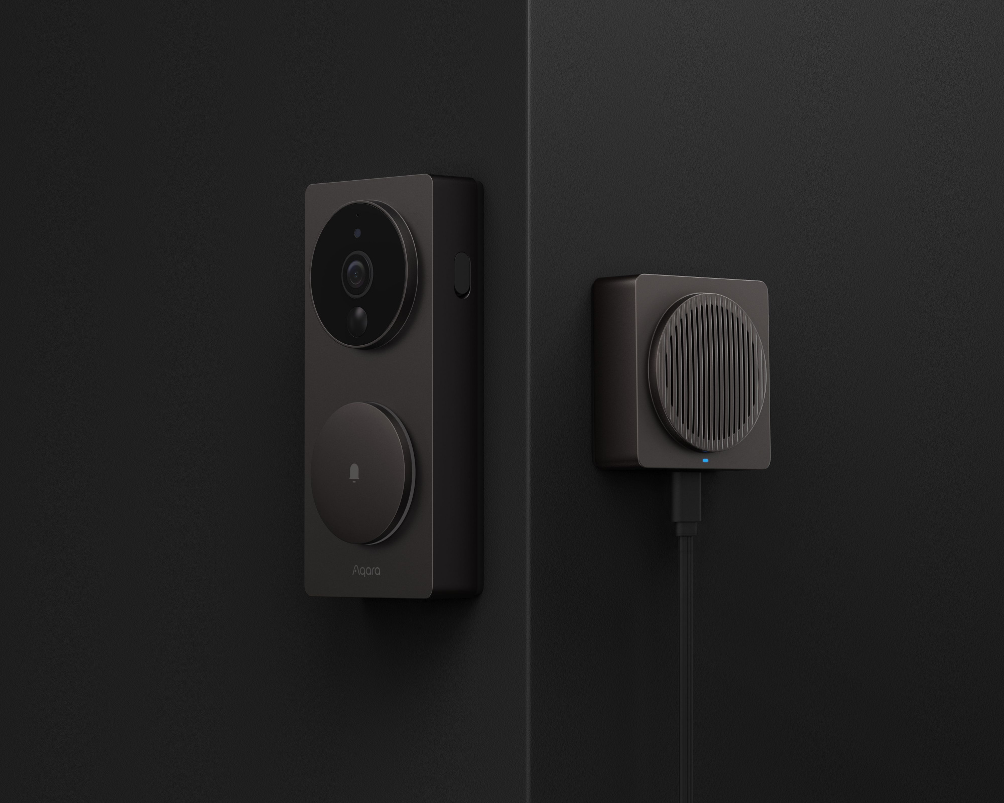 Видеозвонок Aqara Smart Video Doorbell G4 черный