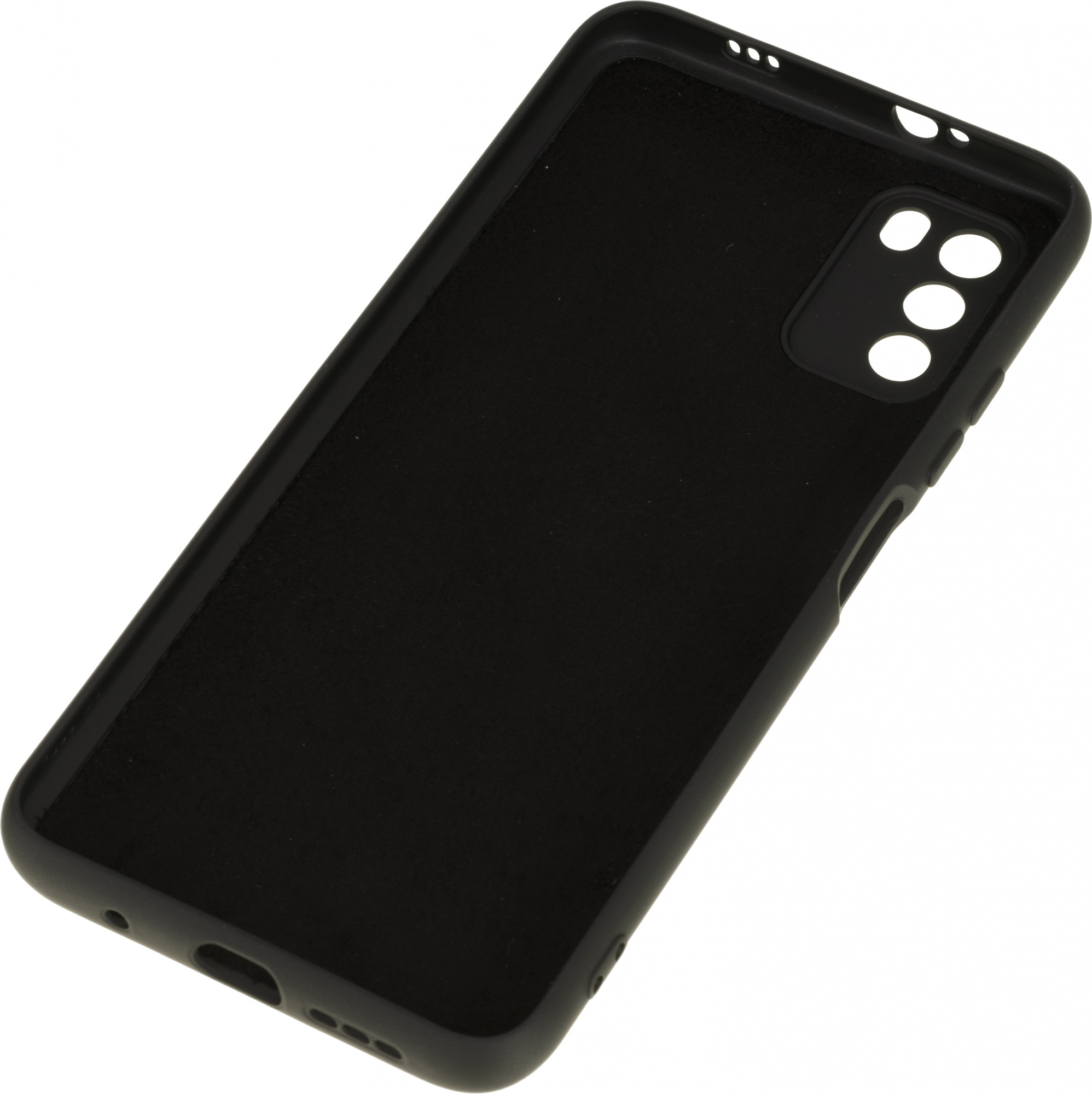 Чехол (клип-кейс) DF для Xiaomi Poco M3 poOriginal-03 черный (DF POORIGINAL-03 (BLACK))