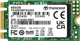 Накопитель SSD Transcend SATA-III 480GB TS480GMTS420S M.2 2242