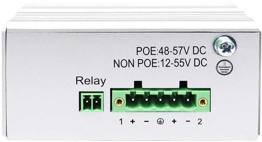 Коммутатор ORIGO Промышленный неуправляемый PoE-коммутатор, 4x1000Base-T PoE, 2x1000Base-X SFP, PoE-бюджет 60 Вт, защита от статического электричества до 4  кВ, -40..75°C