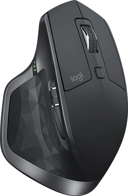 Мышь Logitech MX Master 2S черный/серый оптическая (4000dpi) беспроводная BT/Radio USB (5but)