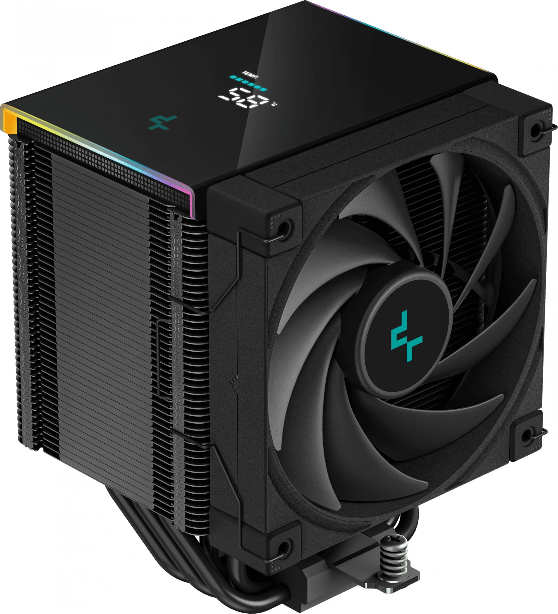 Устройство охлаждения(кулер) Deepcool AK500 DIGITAL Soc-AM5/AM4/1151/1200/1700 4-pin Al+Cu 240W 1291gr Ret