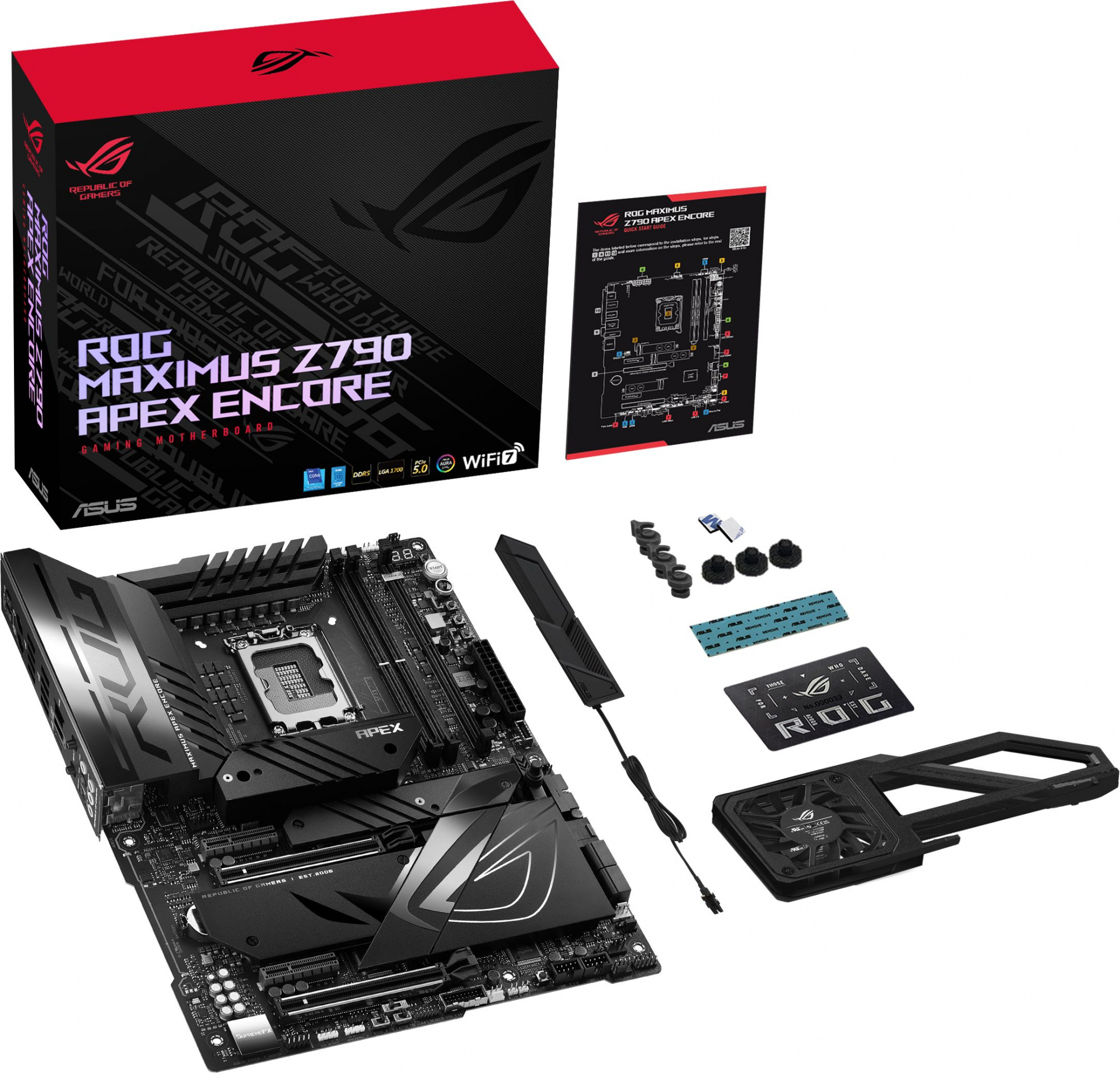 Материнская плата Asus ROG MAXIMUS Z790 APEX ENCORE Soc-1700 Intel Z790 2xDDR5 ATX AC`97 8ch(7.1) 2.5Gg RAID