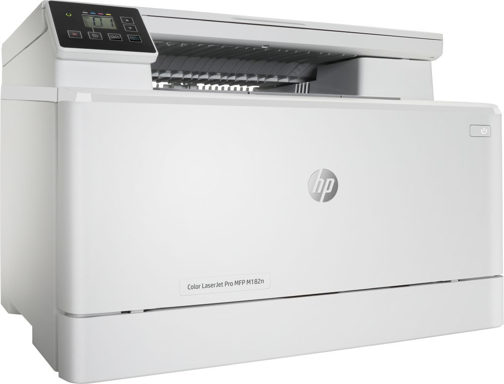 МФУ лазерный HP Color LaserJet Pro MFP M182n (7KW54A) A4 Net белый