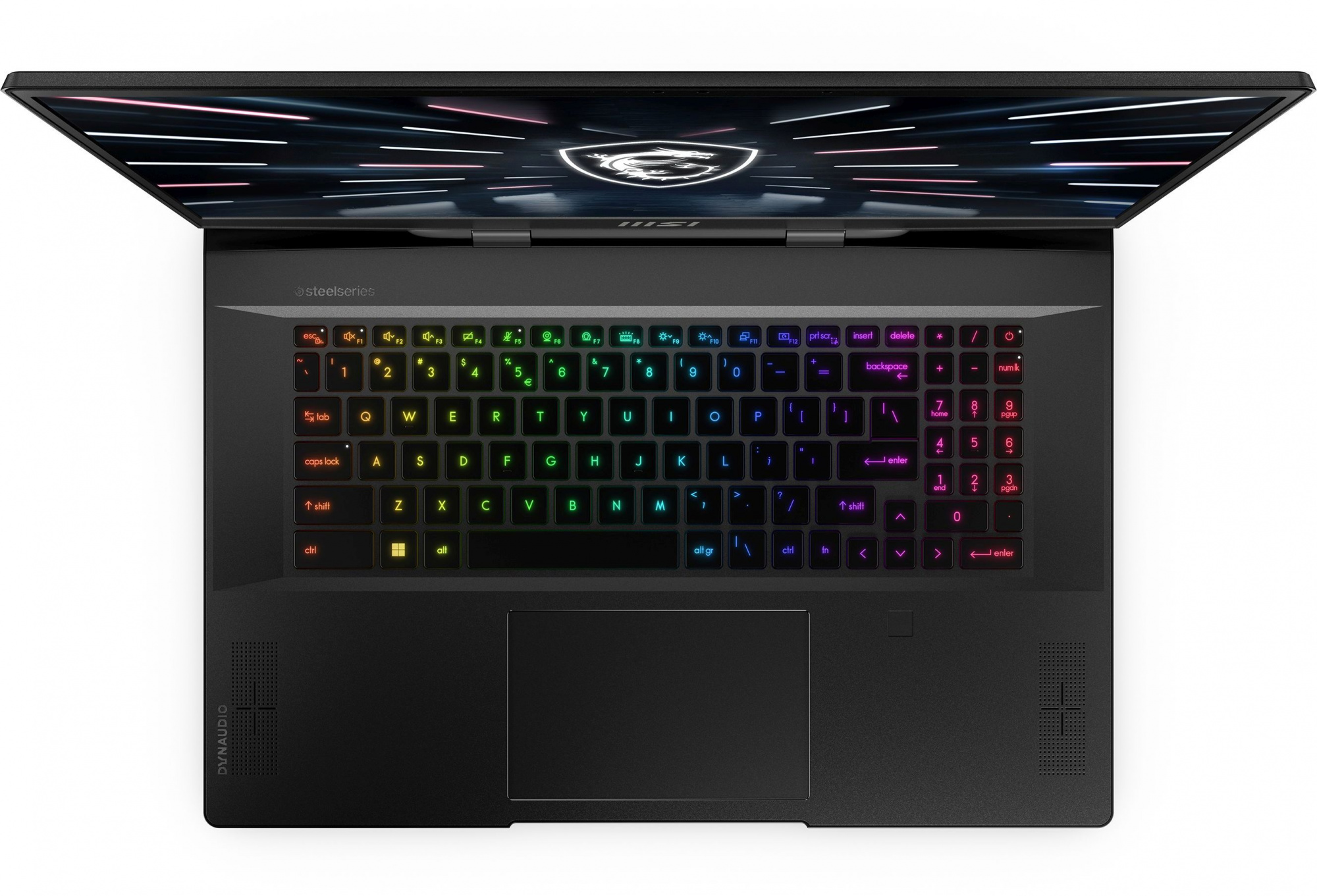 Ноутбук MSI Stealth GS77 12UHS-030RU Core i9 12900H 64Gb SSD2Tb NVIDIA GeForce RTX3080Ti 16Gb 17.3" IPS UHD (3840x2160) Windows 11 Home black WiFi BT Cam (9S7-17P112-030)