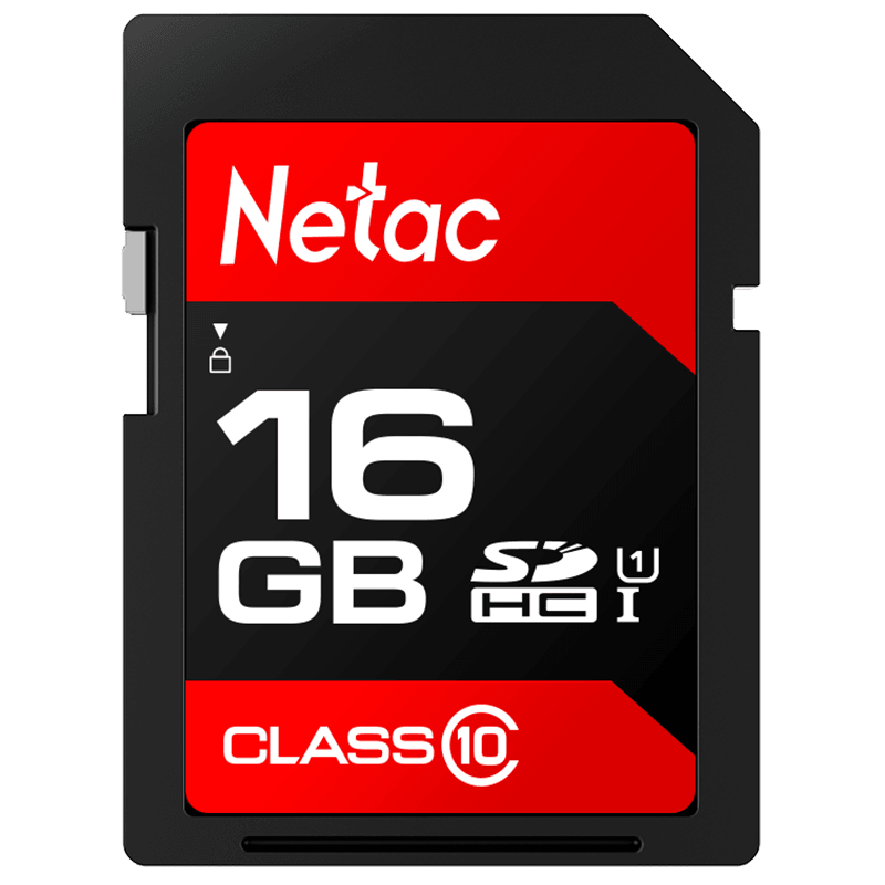 Карта памяти Netac P600 SDHC 16GB U1/C10 up to 80MB/s, retail pack