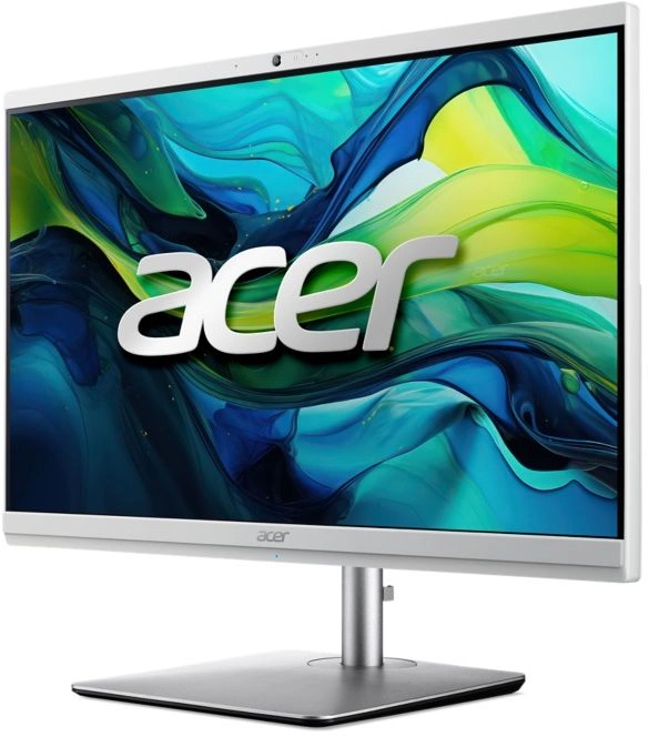 Моноблок Acer Aspire C24-195ES 23.8" Full HD Core Ultra 5 125U (3.6) 16Gb SSD512Gb UHDG CR Eshell GbitEth WiFi BT 180W клавиатура мышь Cam серебристый 2560x1440