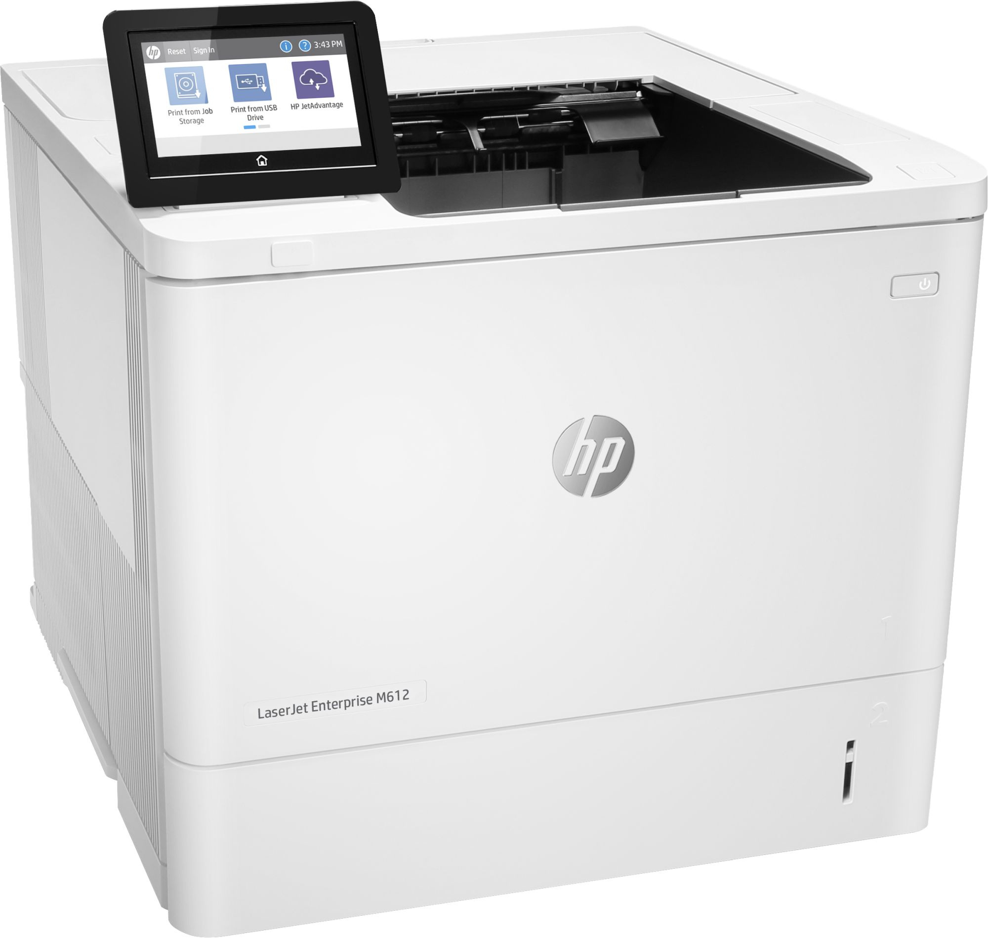 Принтер лазерный HP LaserJet Enterprise M612dn (7PS86A) A4 Duplex Net белый