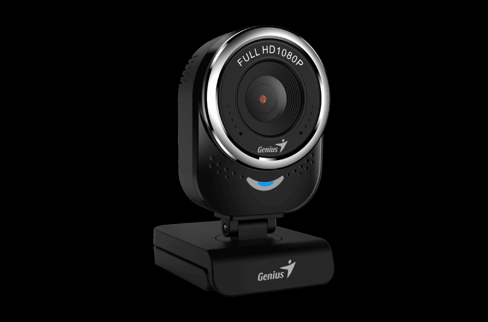 Веб-камера Genius QCam 6000 черная (Black) new package, 1080p Full HD, Mic, 360°, универсальное мониторное крепление, гнездо для штатива