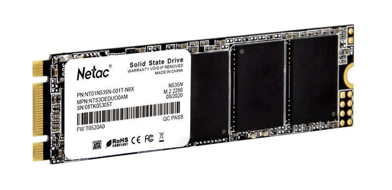 Накопитель SSD Netac SATA-III 1TB NT01N535N-001T-N8X N535N M.2 2280