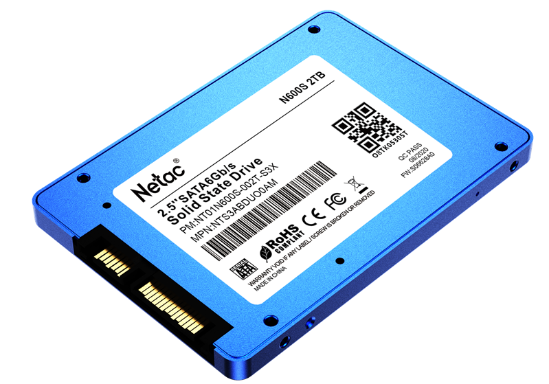 Накопитель SSD Netac SATA-III 2TB NT01N600S-002T-S3X N600S 2.5"