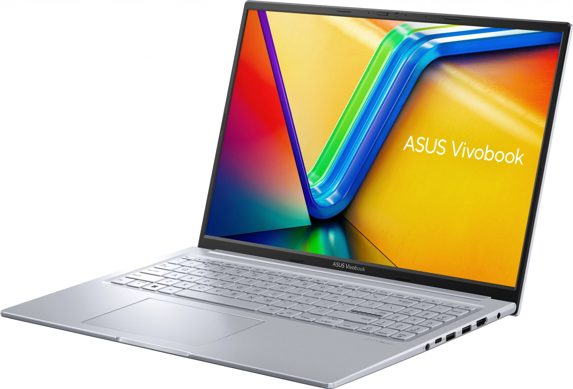 Ноутбук Asus VivoBook 16X M3604YA-MB259 Ryzen 7 7730U 16Gb SSD512Gb AMD Radeon 16" IPS WUXGA (1920x1200) noOS silver WiFi BT Cam (90NB11A2-M00BU0)