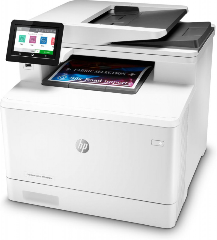 МФУ лазерный HP Color LaserJet Pro M479dw (W1A77A) A4 Duplex WiFi белый/черный