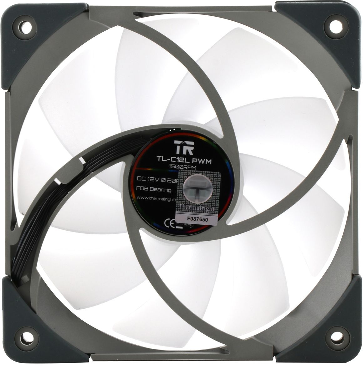 Вентилятор Thermalright TL-C12L x3 черный 4-pin 25.6dB 135gr Ret (TL-C12LX3)