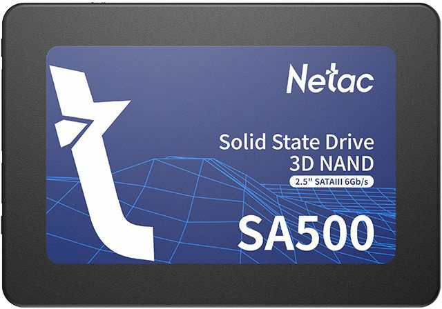 Накопитель SSD Netac SATA-III 128GB NT01SA500-128-S3X SA500 2.5"