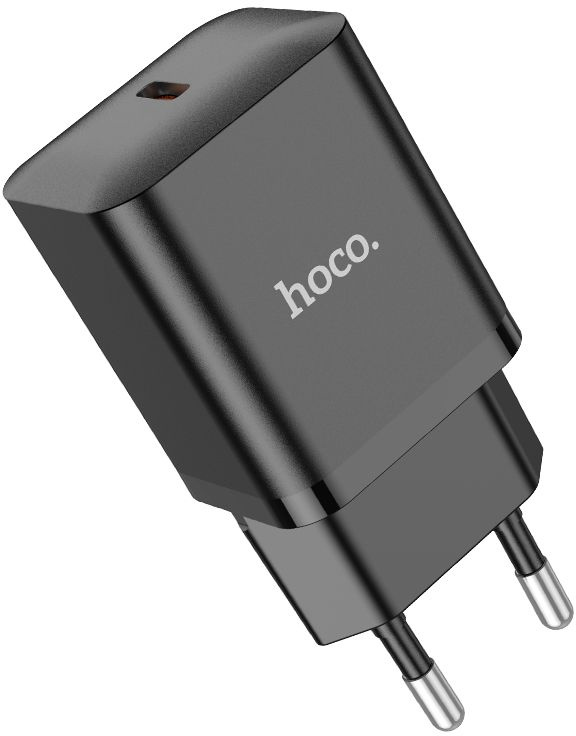 Сетевое зар./устр. Hoco N27 Black 20W (PD+QC+AFC) USB-C черный