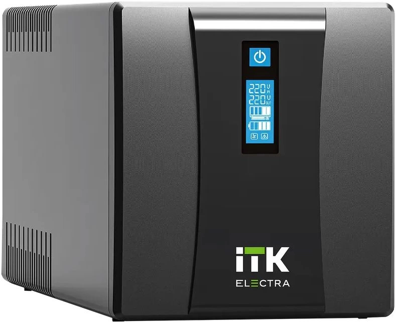 Источник бесперебойного питания ITK Electra EET-1200VA-1-002 720Вт 1200ВА черный