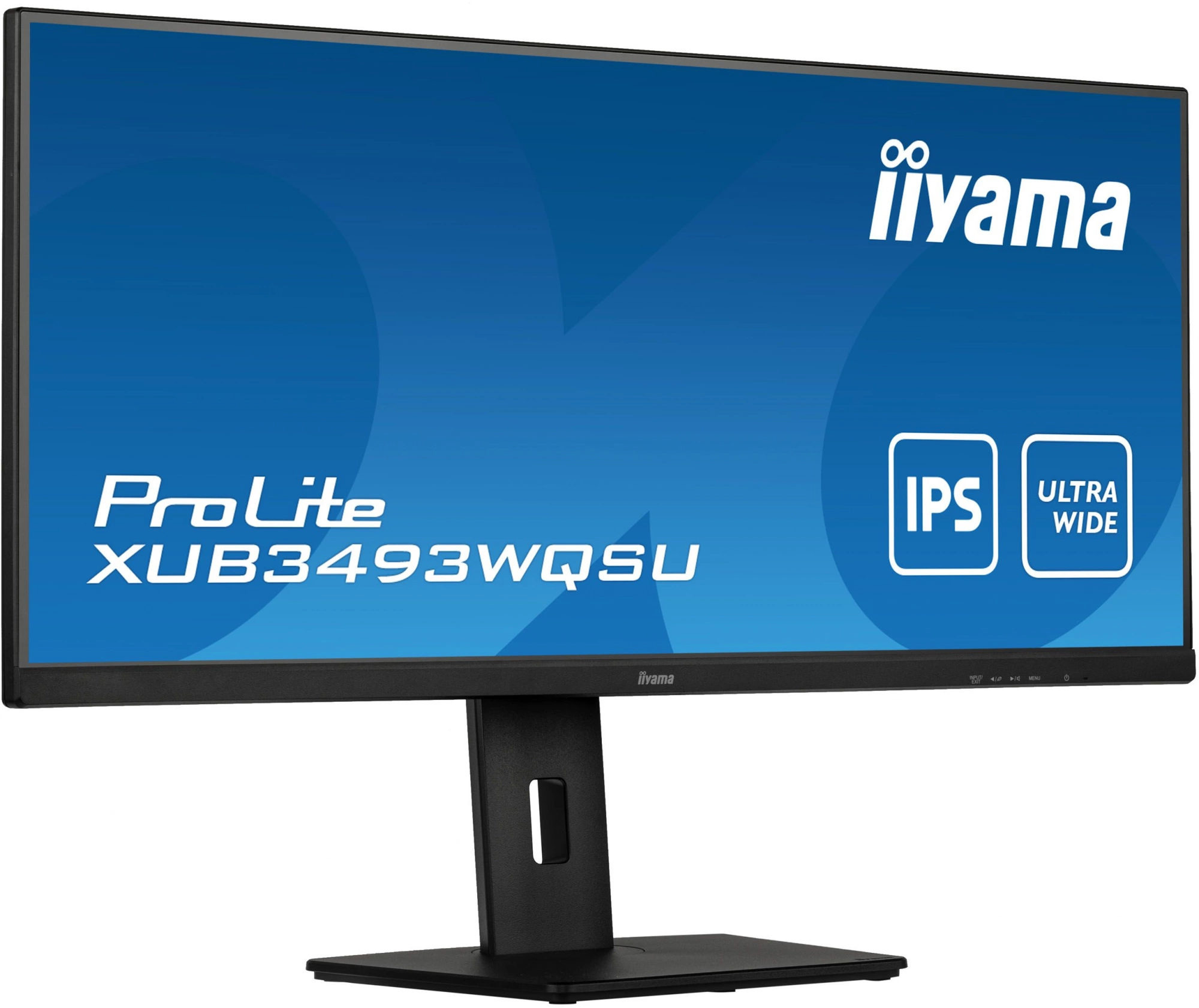 Монитор Iiyama 34" ProLite XUB3493WQSU-B5 черный IPS LED 21:9 HDMI M/M матовая HAS Piv 400cd 178гр/178гр 3440x1440 75Hz FreeSync DP UW USB 9.4кг