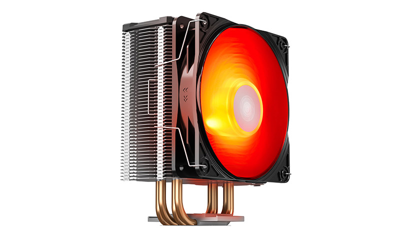 Кулер DEEPCOOL GAMMAXX GTE V2 LGA1700/1200/115X/AM5/AM4 (20шт/кор, TDP 180Вт, PWM, RGB Fan 120mm, 4 тепл. трубки прямого контакта) RET