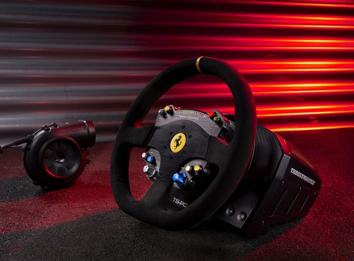 Руль ThrustMaster TS-PC RACER FERRARI 488 Challenge 13кноп. черный