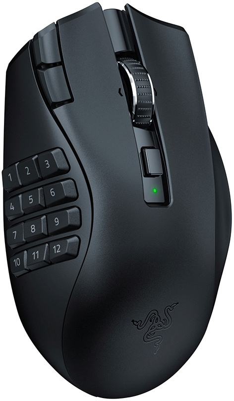 Мышь Razer Naga V2 HyperSpeed черный оптическая (30000dpi) беспроводная BT/Radio для ноутбука (17but)