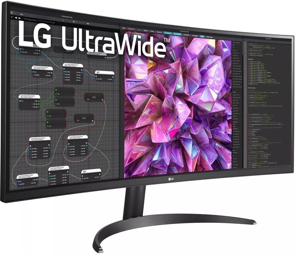 Монитор LG 34" UltraWide 34WQ60C-B черный IPS LED 21:9 HDMI матовая 300cd 178гр/178гр 3440x1440 60Hz DP WQ 6.9кг