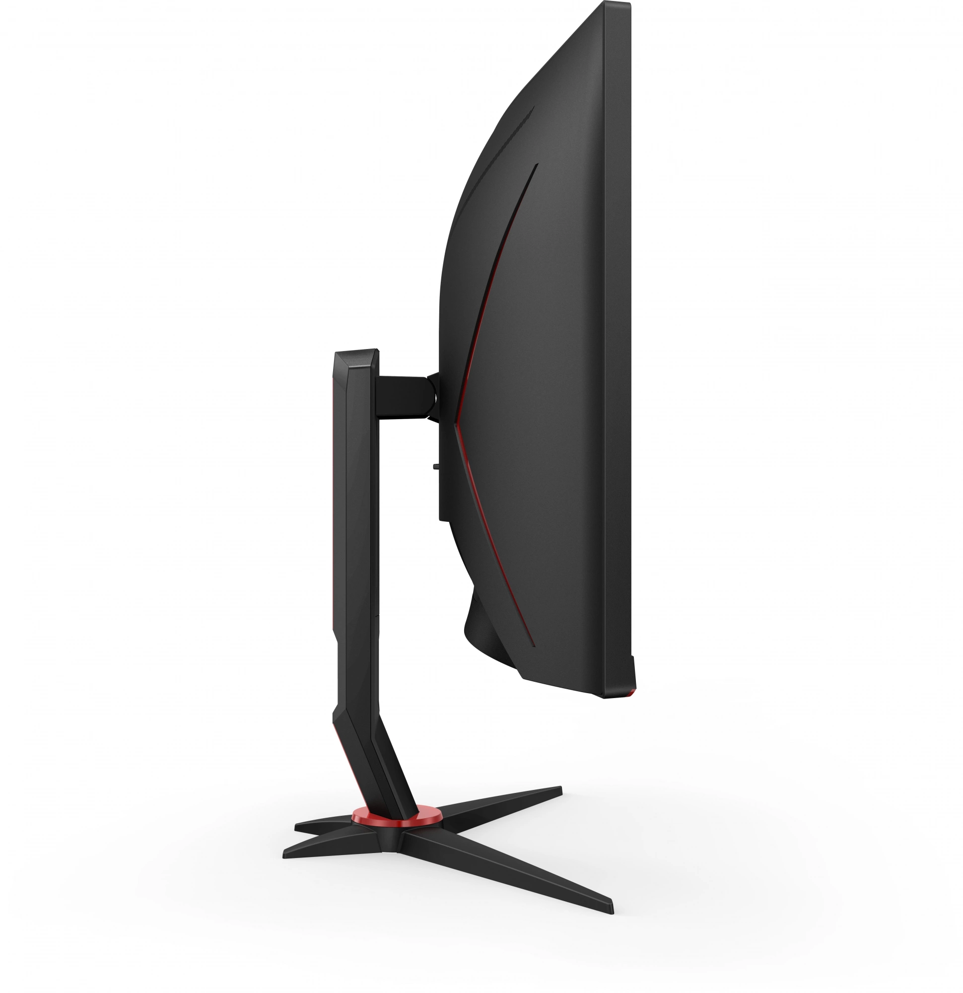 Монитор LCD 34'' [21:9] 3440x1440(UWQHD) VA, Curved, nonGLARE, 144 Hz, 300 cd/m2, H178°/V178°, 3000:1, 80M:1, 16.7M, 4ms, 2xHDMI, 2xDP, USB-Hub, Height adj, Tilt, 3Y, Black+Cherry