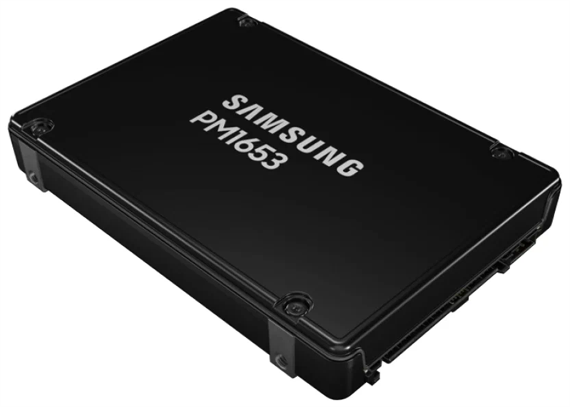 Накопитель SSD Samsung SAS 3.84TB MZILG3T8HCLS-00A07 PM1653 2.5" 1 DWPD