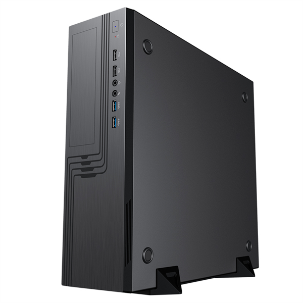 Корпус Slim Case Powerman EL555 Black PM-450TFX,80+Bronze U3.0*2+U2*2+2*combo Audio: fan 9cm; intrusion switch mATX, Mini-ITX