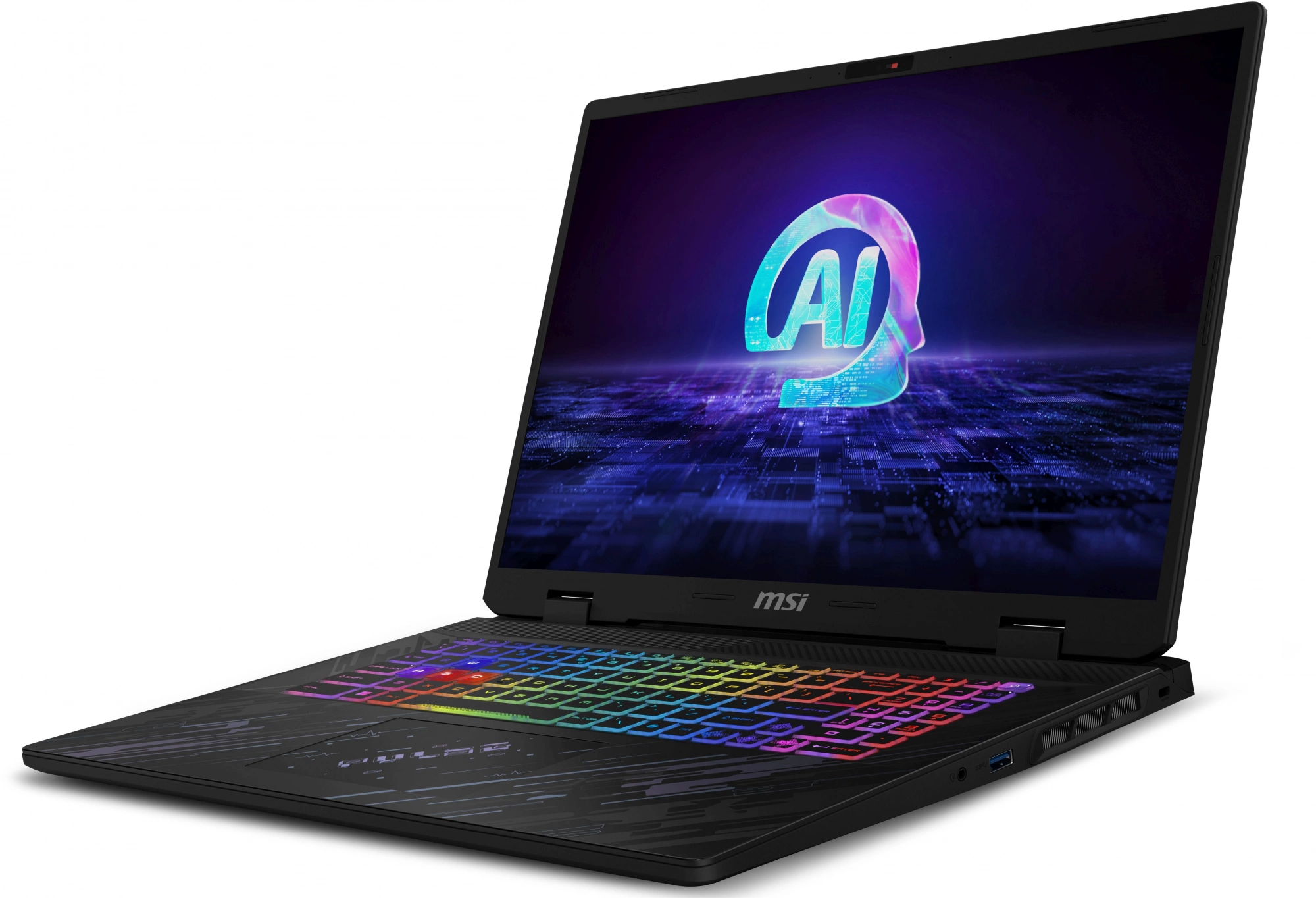 Ноутбук MSI Pulse 17 AI C1VGKG-024RU Core Ultra 7 155H 16Gb SSD1Tb NVIDIA GeForce RTX4070 8Gb 17" IPS QHD+ (2560x1600) Windows 11 Home black WiFi BT Cam (9S7-17T311-024)