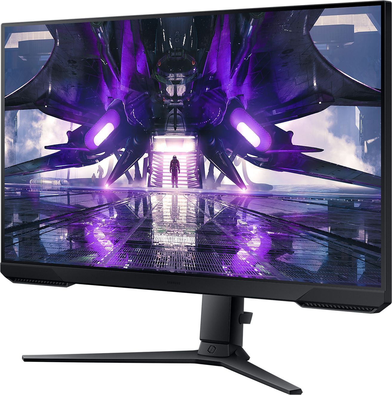 Монитор Samsung 27" Odyssey G3 S27AG320NI черный VA LED 1ms 16:9 HDMI полуматовая HAS Piv 250cd 178гр/178гр 1920x1080 165Hz FreeSync Premium DP 4.8кг