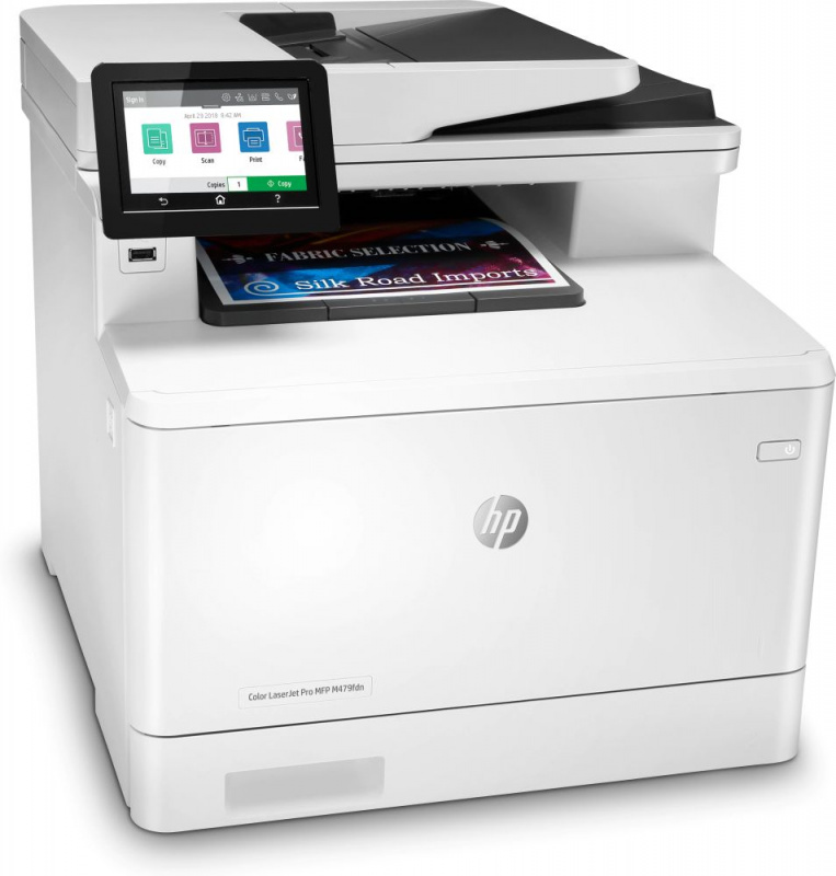 МФУ лазерный HP Color LaserJet Pro M479fdn (W1A79A) A4 Duplex Net белый/черный