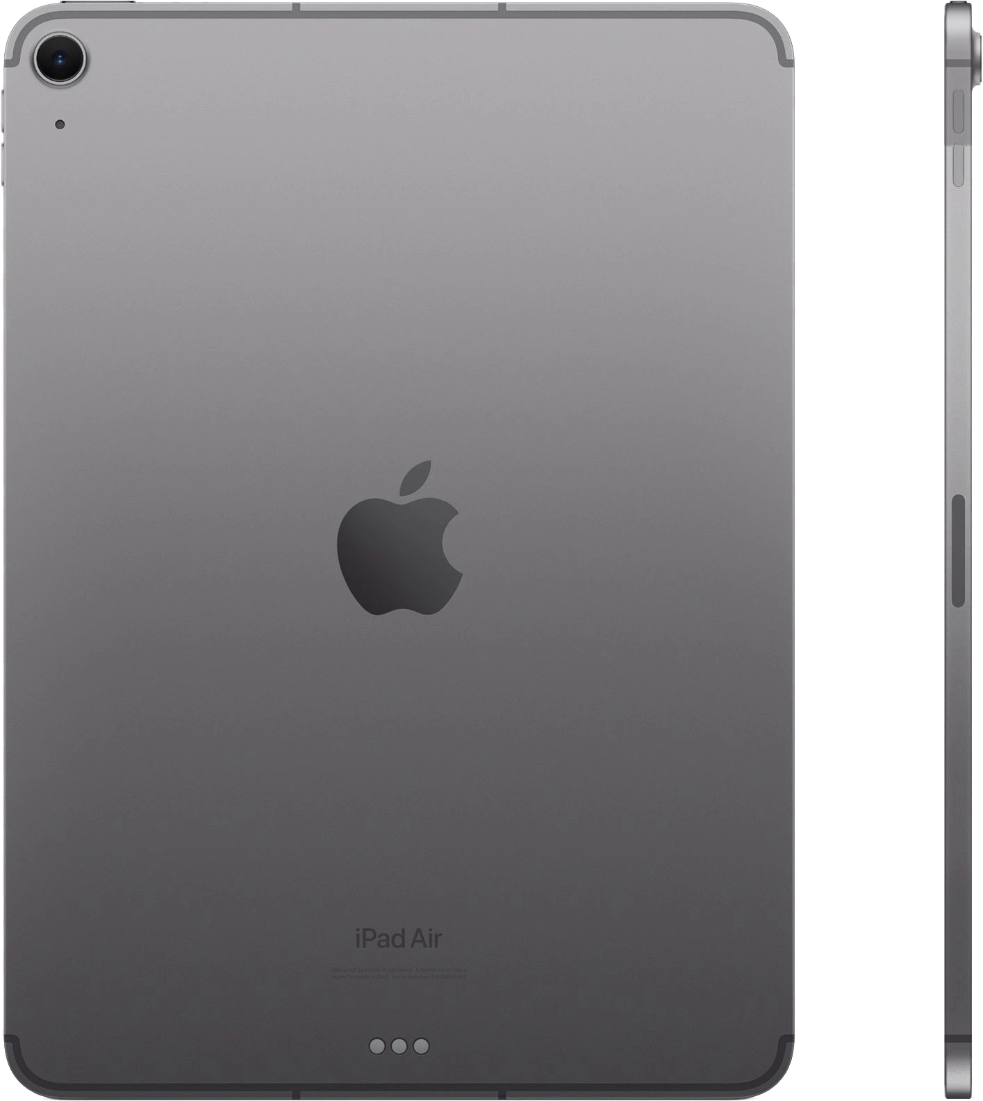 Планшет Apple iPad Air 2024 A2903 M2 2.99 8C RAM8Gb ROM256Gb 11" IPS 2360x1640 LTE eSIM iOS серый космос 12Mpix 12Mpix BT GPS WiFi Touch 9hr