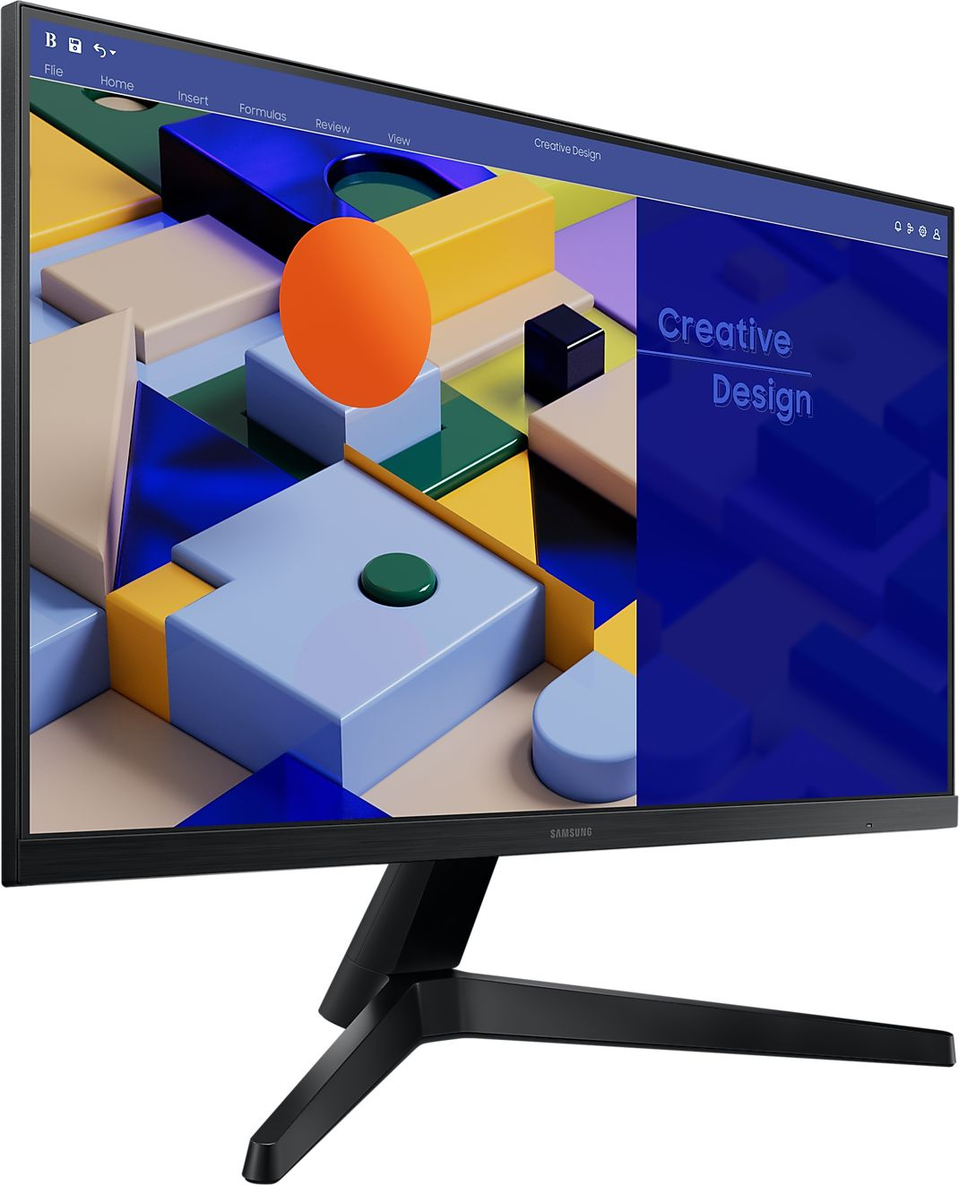 Монитор Samsung 27" S27C310EAI черный IPS LED 16:9 HDMI матовая 250cd 178гр/178гр 1920x1080 75Hz FreeSync VGA FHD 3.8кг