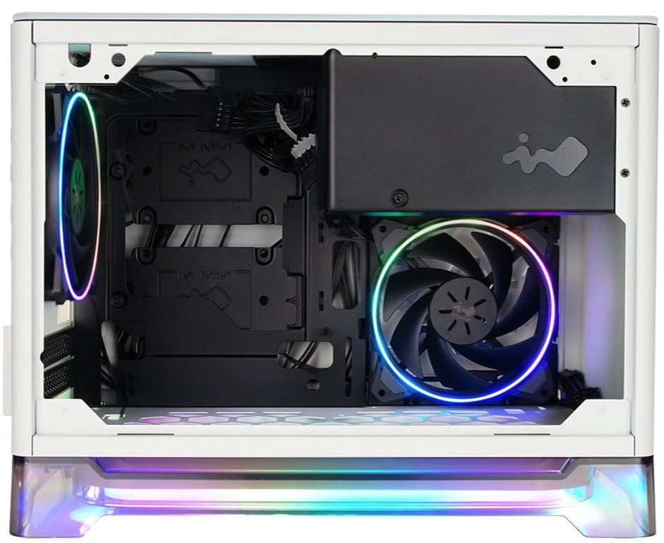 Корпус Inwin CF08A (A1PLUS) белый 650W miniITX 4x120mm 2xUSB3.0 audio