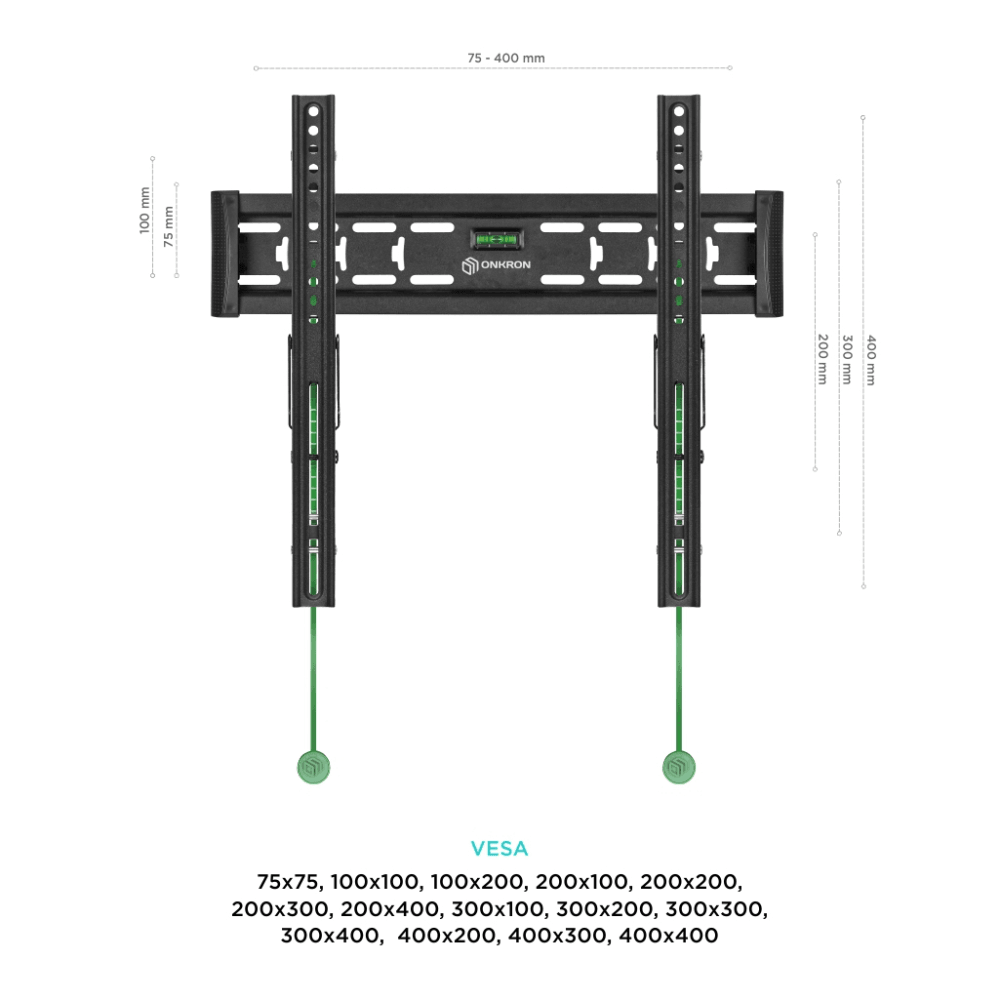 Наклонный кронштейн ONKRON TM5чёрный