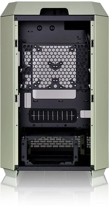 Корпус Thermaltake The Tower 300 Matcha Green зеленый без БП miniITX 7x120mm 5x140mm 2xUSB3.0 audio bott PSU